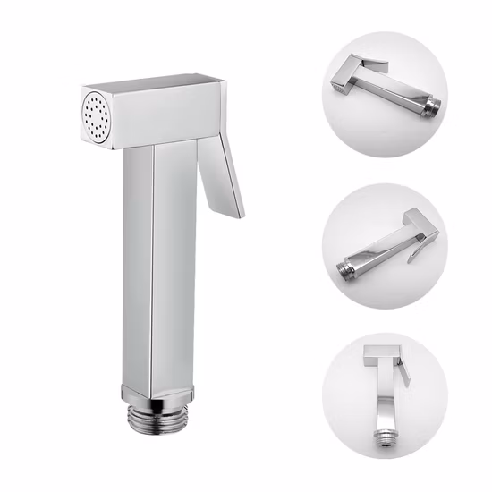 Шаттаф для ванной комнаты в квадратном стиле с одной функцией