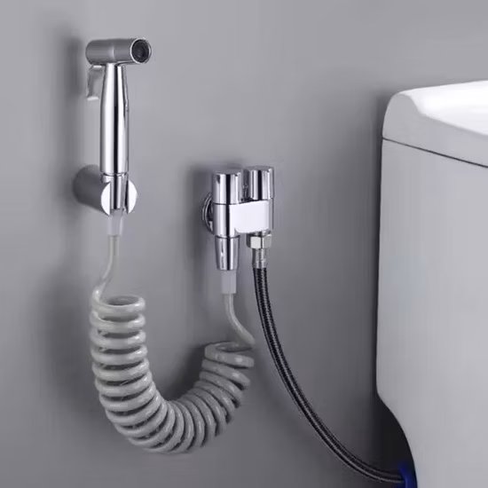 Распылитель для биде из латуни и цинка с ручкой Shattaf (HY2309)