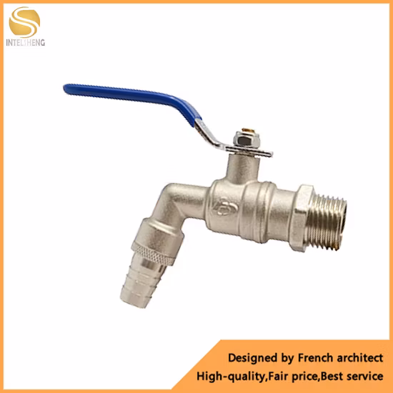 Смеситель из никелированной латуни 1/2–1 дюйма для стиральной машины